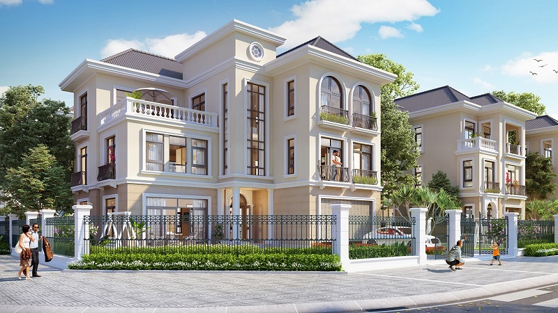 Mua căn góc biệt thự Tây Tứ Trạch mặt tiền 10m có hầm để xe hồ bơi riêng Alluvia City Văn Giang