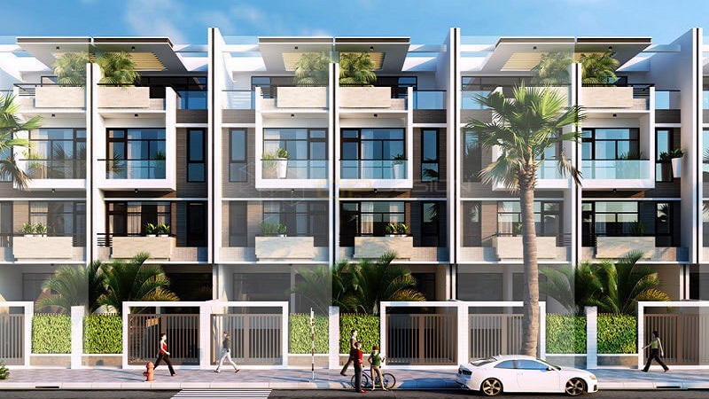 Mua liền kề căn góc Tây Tứ Trạch kế bên công viên vườn hoa MT 6m diện tích 70m2 Alluvia City Văn Giang