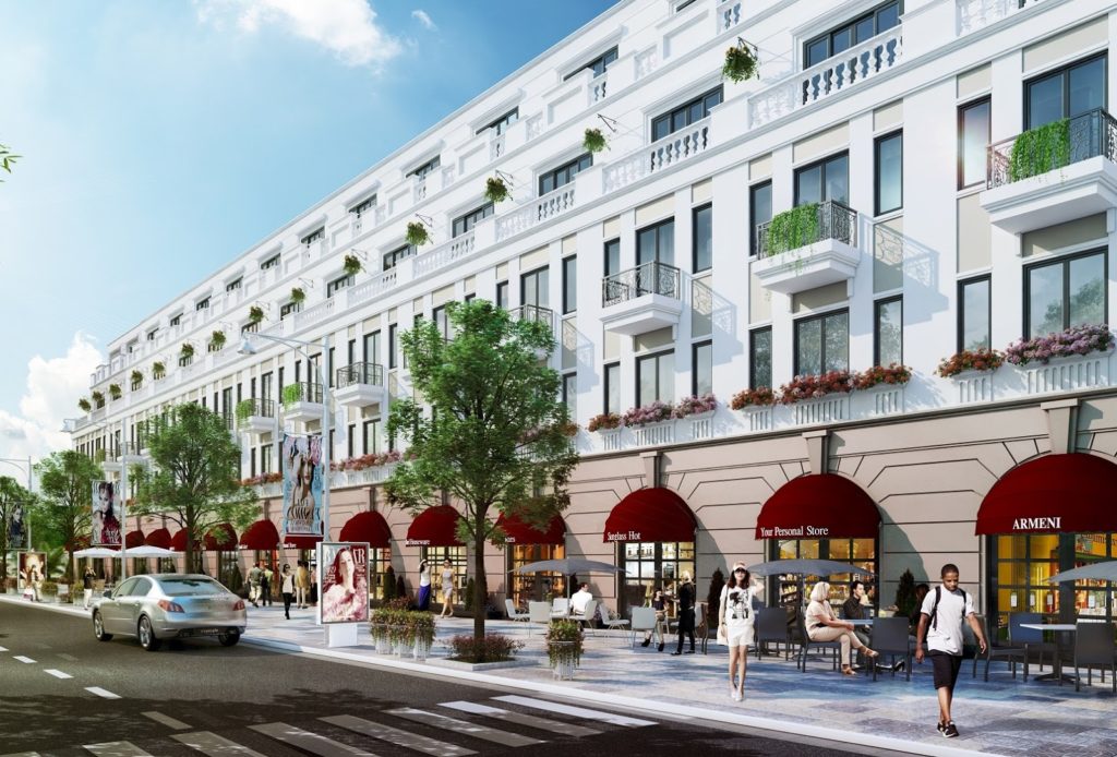 Bán liền kề hướng Đông diện tích 80m2 bàn giao mặt ngoài xây thô bên trong Alluvia City Văn Giang