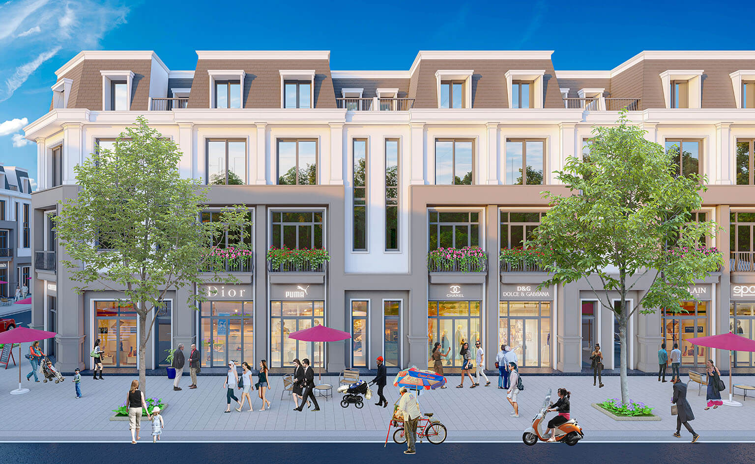 Bán nhà liền kề chính Tây đối diện công viên vừa ở vừa kinh doanh Alluvia City Văn Giang giá VIP
